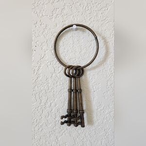 Vintage Bronze Key Wall Decor